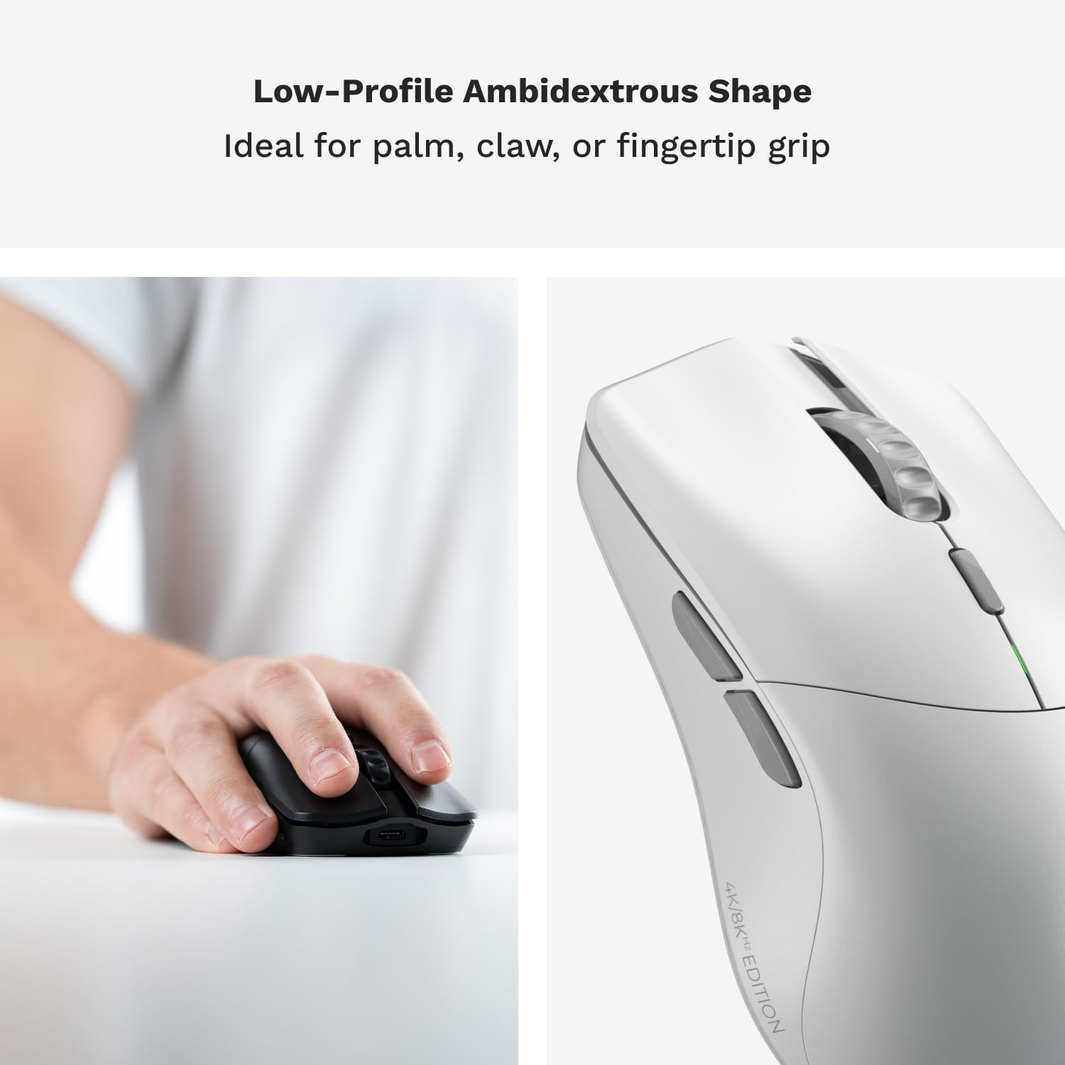 Glorious Model O 2 PRO Wireless - 4K/8K Polling - White Glorious Model O 2 PRO Wireless - 4K/8K Polling - White